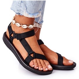 Damsportsandaler Svarta