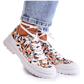 PS1 Låga sneakers bundna i vit Amissa frukt