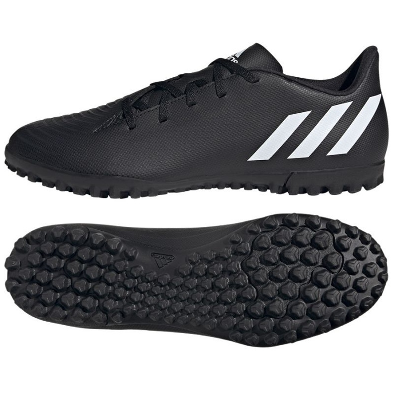 Adidas Predator Edge.4 Tf M GX0010 fotbollsskor svart svart