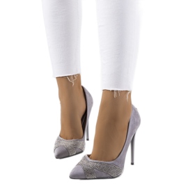 Stevens gråa höga klackar