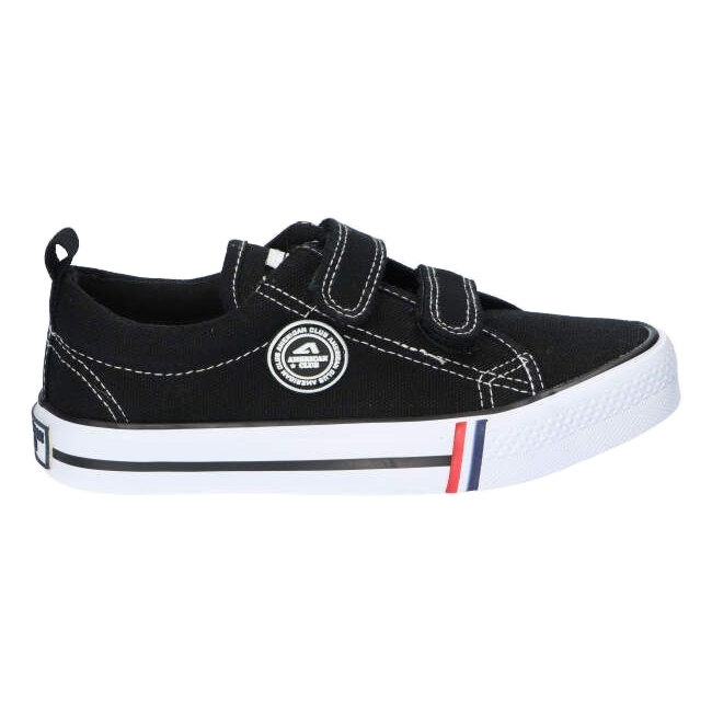 American Club Svarta amerikanska LH60 / 22 kardborre sneakers