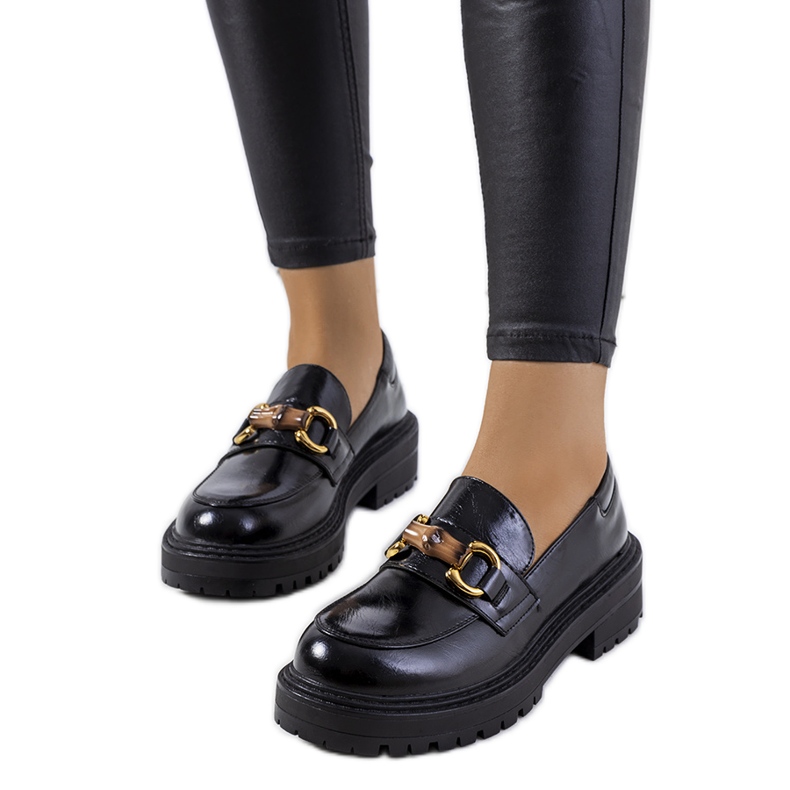 Svarta Kemze loafers