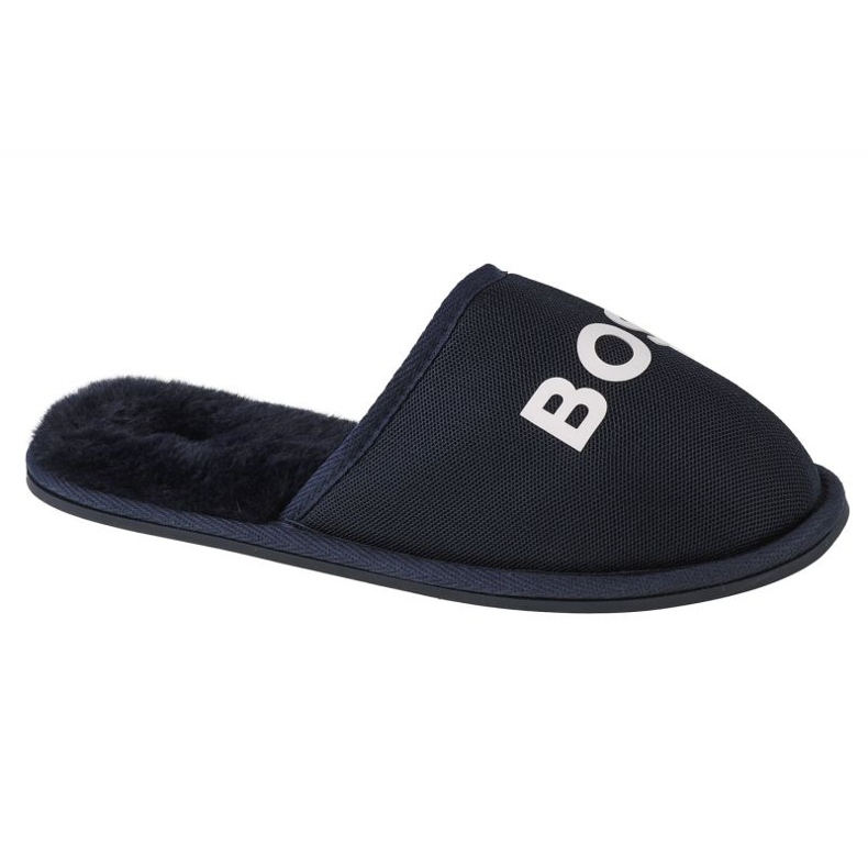 Boss Logo Tofflor J29312-849 blå