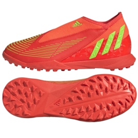 Adidas Predator Edge.3 Ll Tf GV8489 skor röd apelsiner och röda