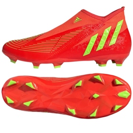 Adidas Predator Edge.3 Ll Fg M GW1000 skor röd apelsiner och röda