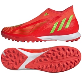 Adidas Predator Edge.3 Ll Tf GV8533 skor röd apelsiner och röda