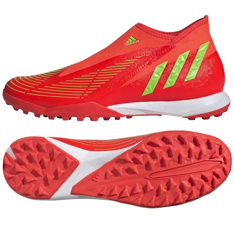 Adidas Predator Edge.3 Ll Tf GV8533 skor röd apelsiner och röda