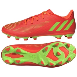 Skor adidas Predator Edge.4 FxG M GW0991 röd apelsiner och röda