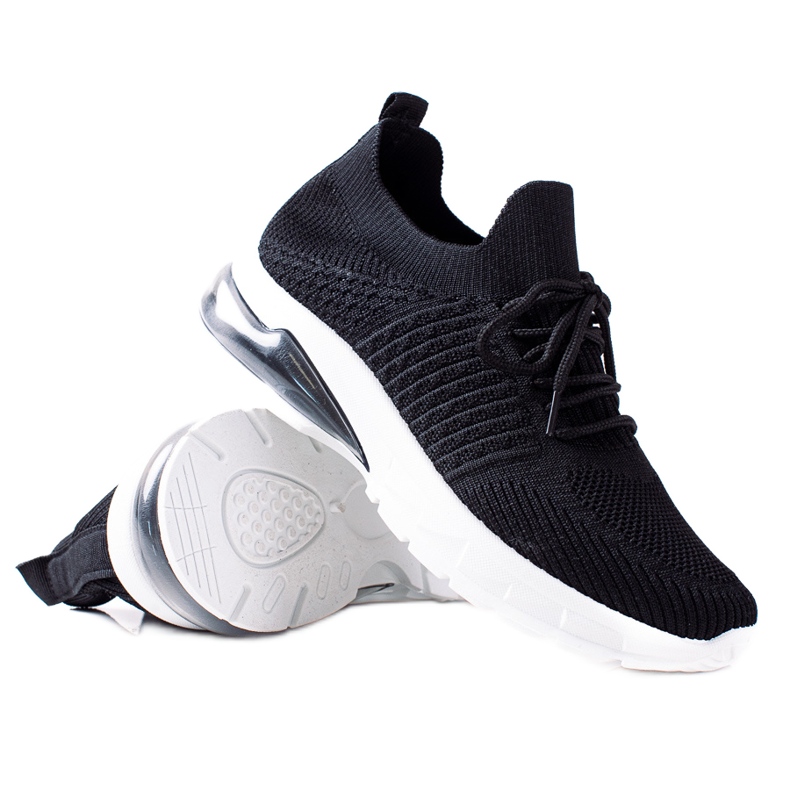 SHELOVET Bekväma träningsskor svart