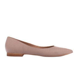Marco Shoes Subtila ballerinor beige