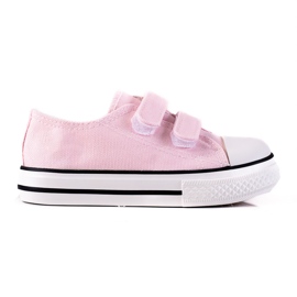 Vico barnsneakers med kardborreknäppning rosa