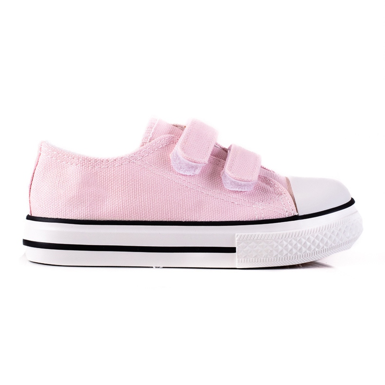Vico barnsneakers med kardborreknäppning rosa