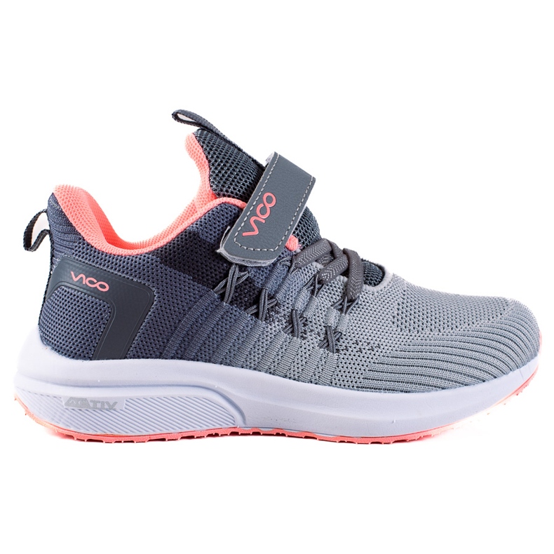 Vico barnsportskor, ljusgrå rosa