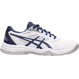 Asics Upcourt 5 W 1072A088 100 volleybollskor vit marinblå