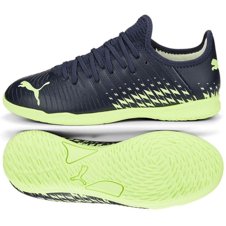 Skor Puma Furure Z 4.4 It Jr 107018 01 marinblå grön blått och marinblått
