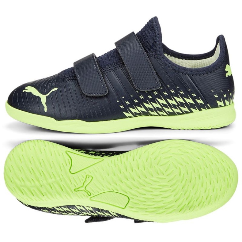 Skor Puma Future Z 4.4 It V Jr 107020 01 marinblå grön blått och marinblått