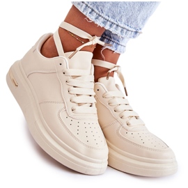 PG1 Klassiska Eco-läder Sneakers Beige Jennys