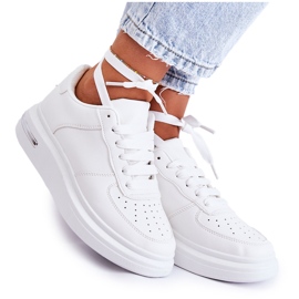 PG1 Klassiska Eco-läder Sportskor Vita Jennys