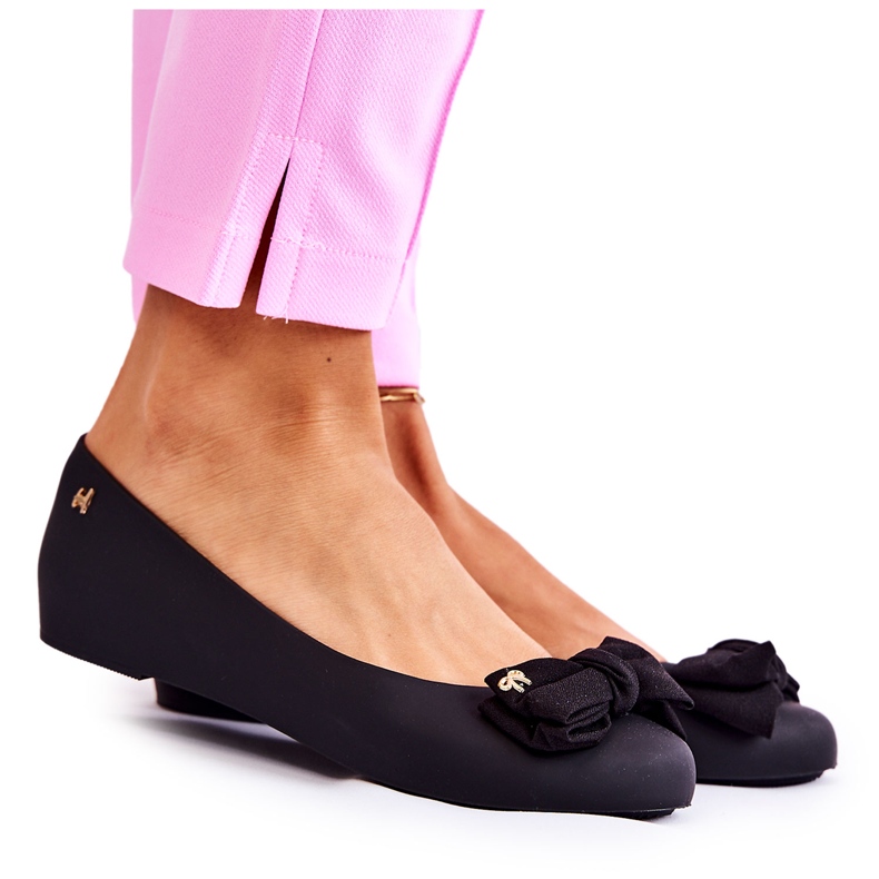 PH1 Gummiballerinor för damer Rosett Svart Fergie