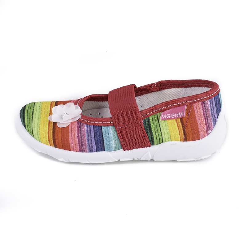 Flicktofflor Viggami Ilona dekoration mångfärgad