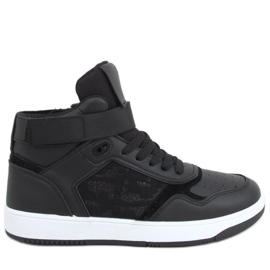Carlota Black high-top sneakers svart