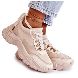 PG1 Sportskor i mocka dam Sneakers Ljus beige Britany