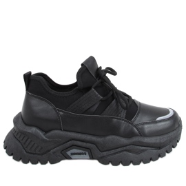 Aston Black Trainers svart