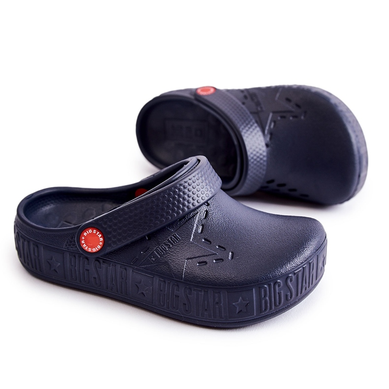 Lätt tofflor för barn Kroks Big Star II375002 Marinblå