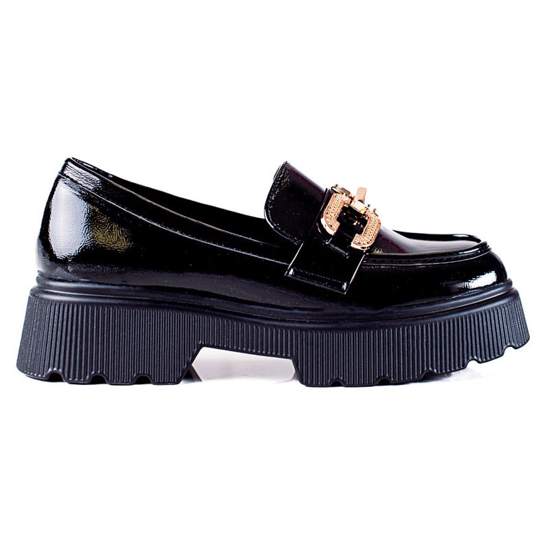 Svartlackade Vinceza-skor