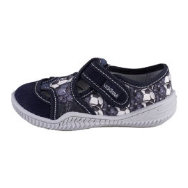 Pojktofflor Viggami Adaś classic marinblå