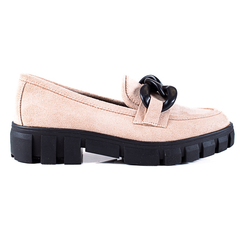 Beige mockaskor från Vinceza