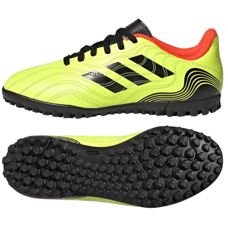 Adidas Copa Sense.4 Tf Jr GZ1374 skor gul gula färger