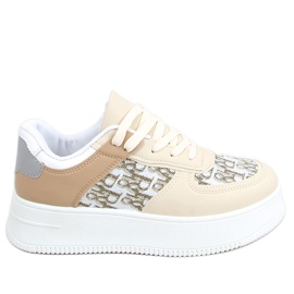 Hiver Beige sportskor för kvinnor