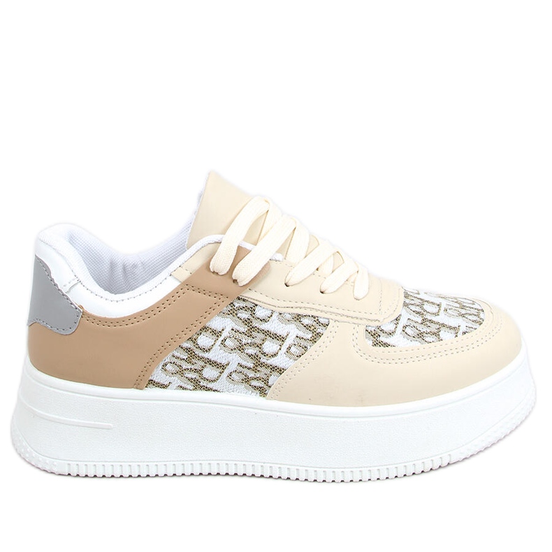 Hiver Beige sportskor för kvinnor