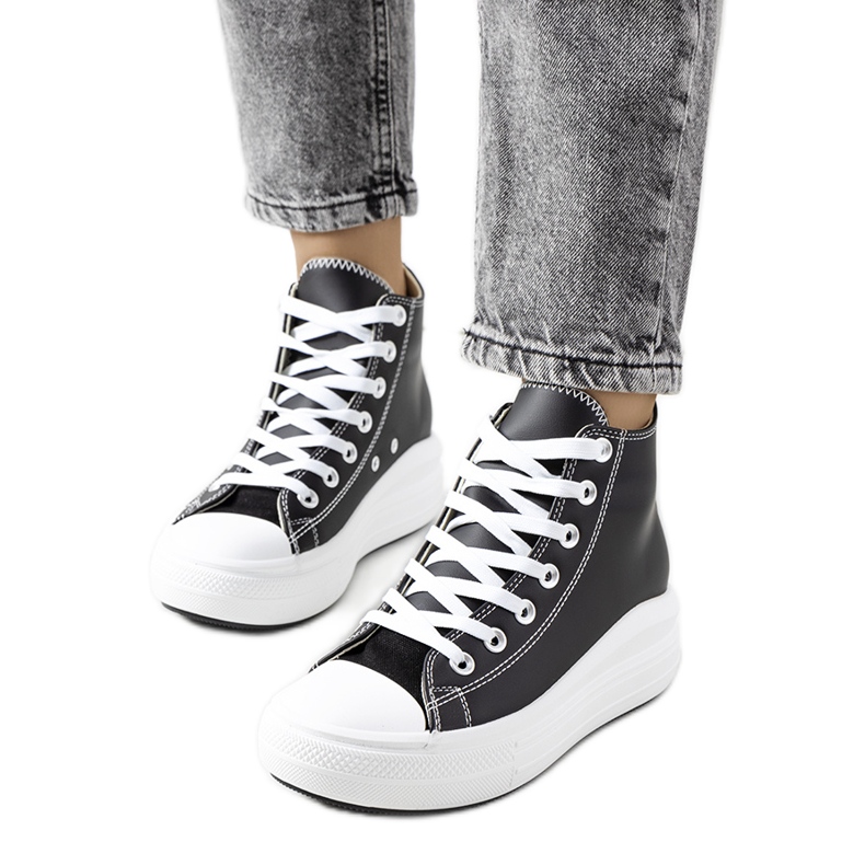 PA1 Svarta ankelsneakers från Copples