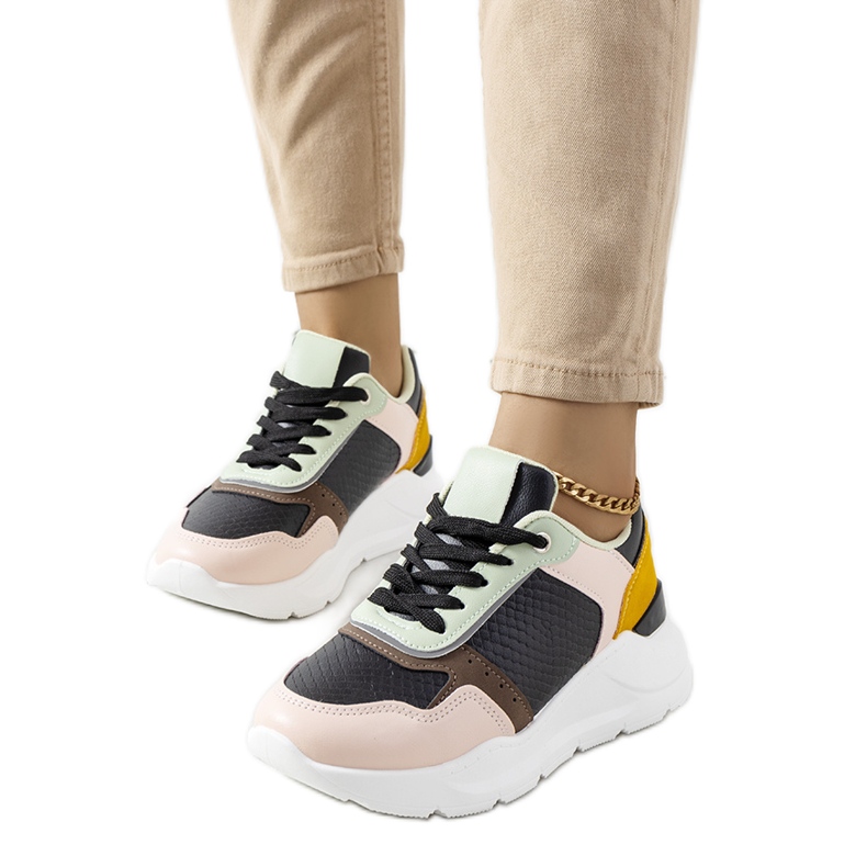 Svarta Pottin-sneakers för kvinnor