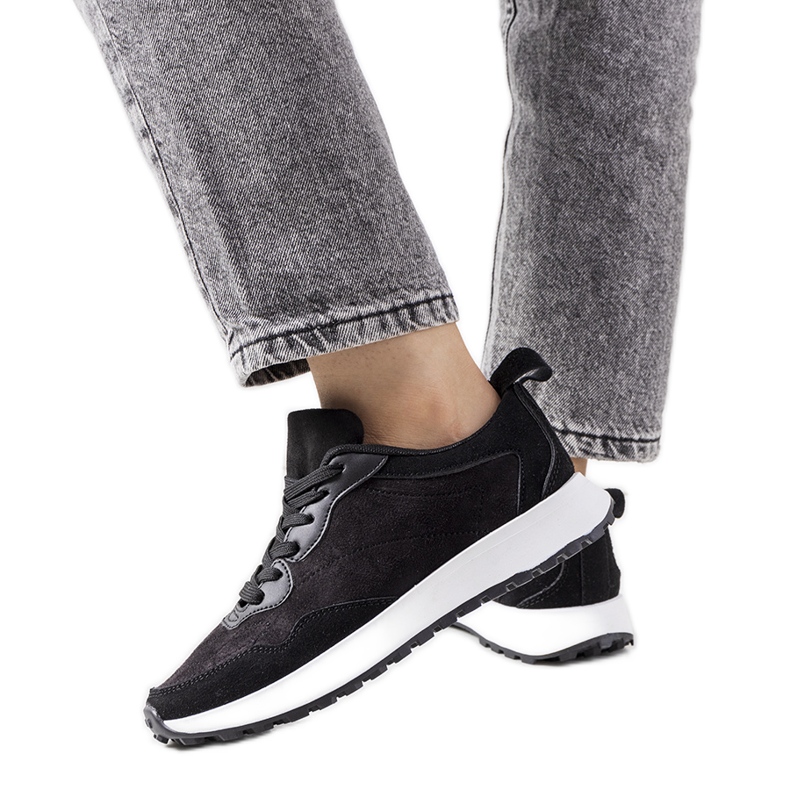 Svarta Buoro-sneakers för kvinnor