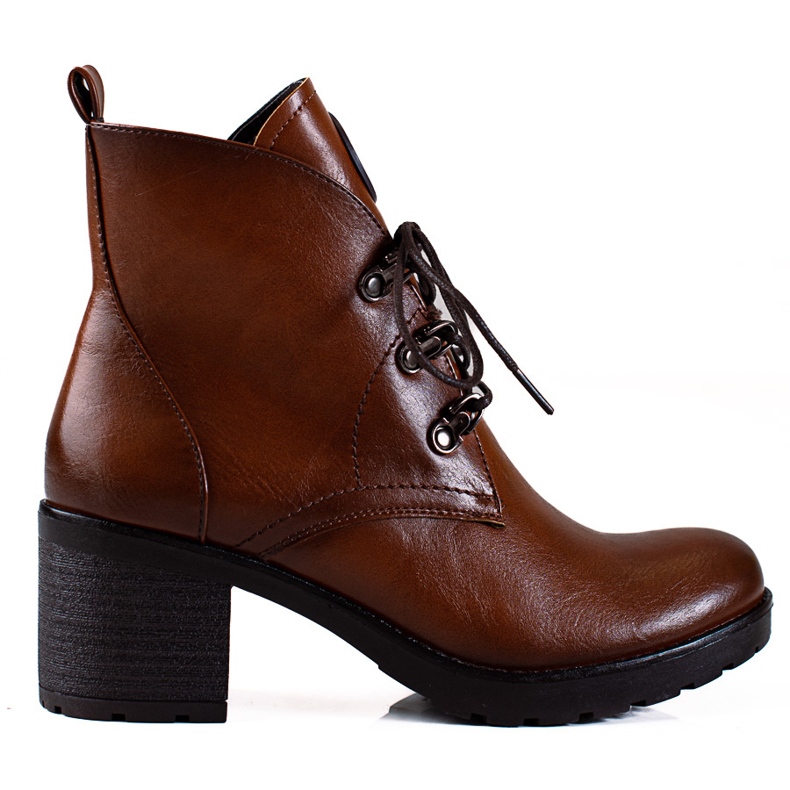 W. Potocki Kvinnors Potocki arbetare på höga klackar brun