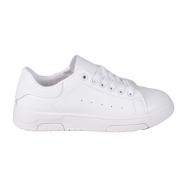 Vita Shelovet damsneakers gjorda av ekologiskt läder