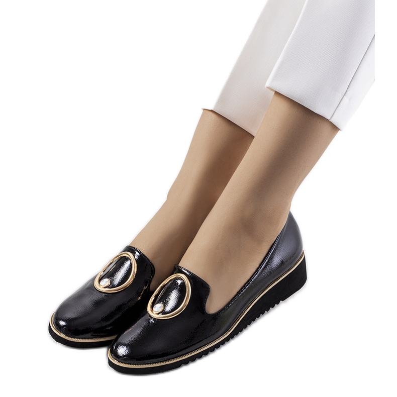 Svartlackade Kadyro-skor