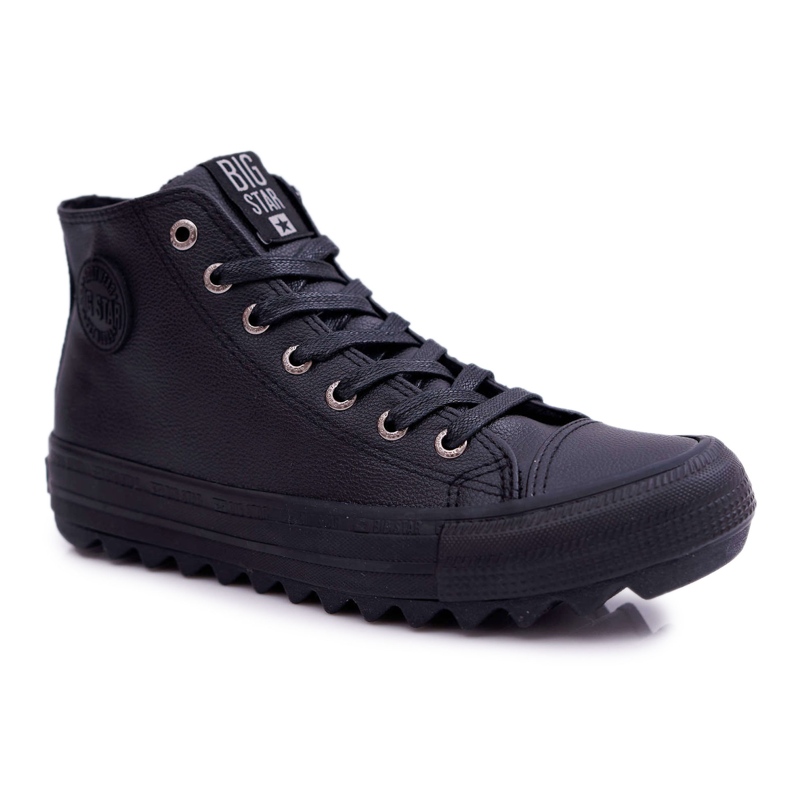 Damsneakers Big Star High Warmed Black EE274110 svart