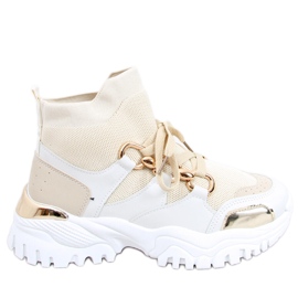 Tergo Beige high-top sneakers