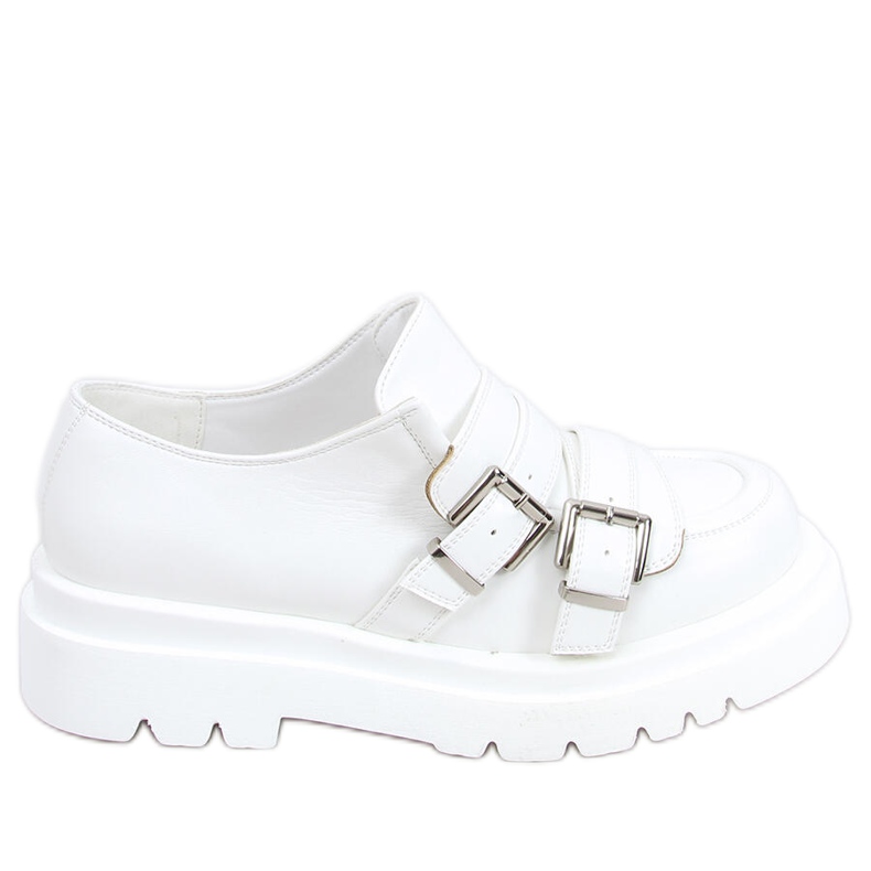 Atena White loafers för dam vit