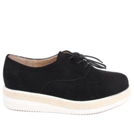Dammockasiner, espadrillor Apia Black svart