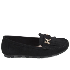 Leif Black dam loafers svart