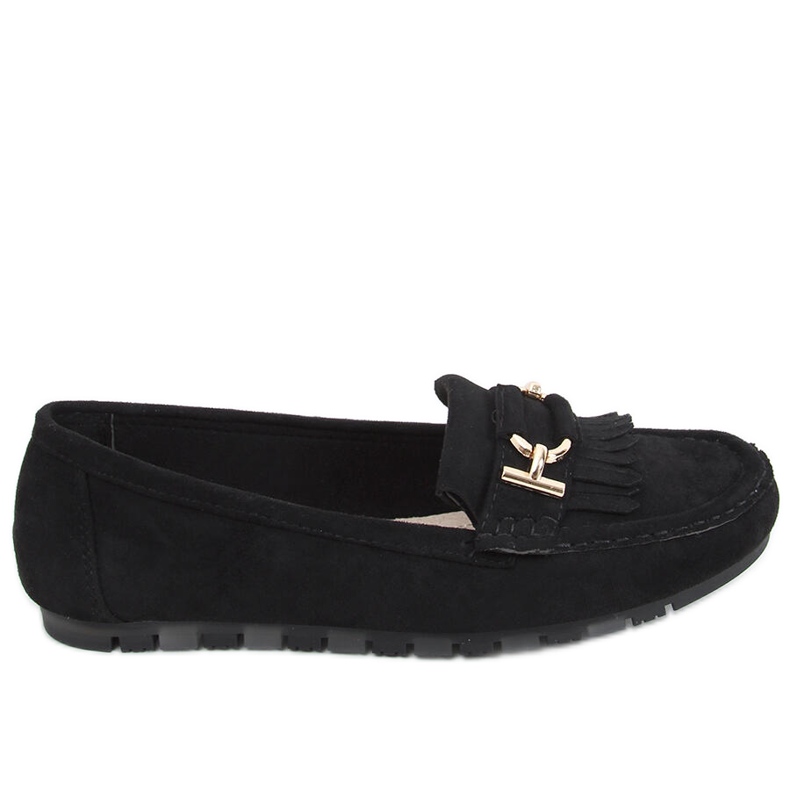 Leif Black dam loafers svart