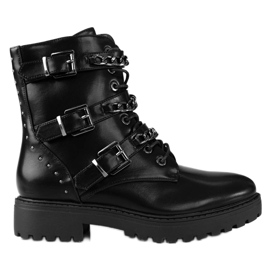 Svarta Shelovet damväskor med kedjor