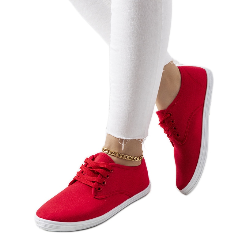 PA1 Wallen Röda Sneakers