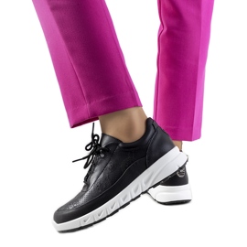 Kaypa sneakers i svart läder