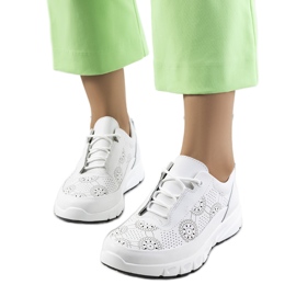 Kaypa vita läder sneakers